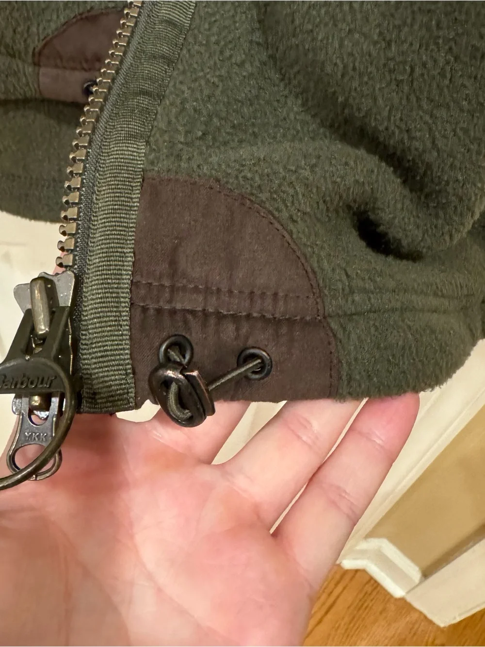 NEW Barbour Langdale Gilet Fleece Vest - XL - Olive